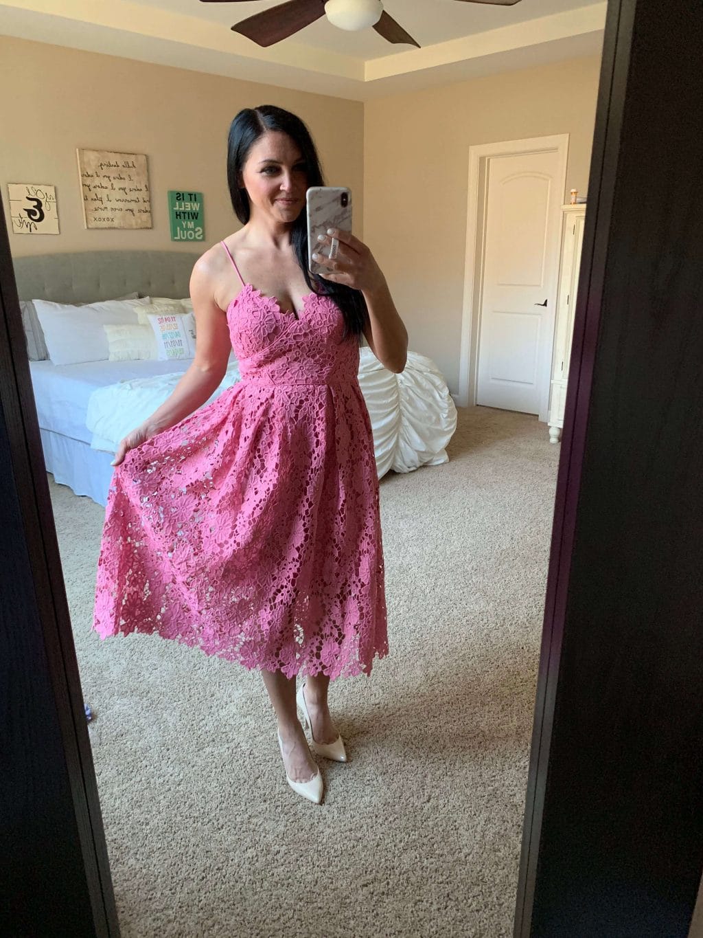 Easter Dress, Spring Wedding Style, Amazon Haul, Stilettos and Diapers