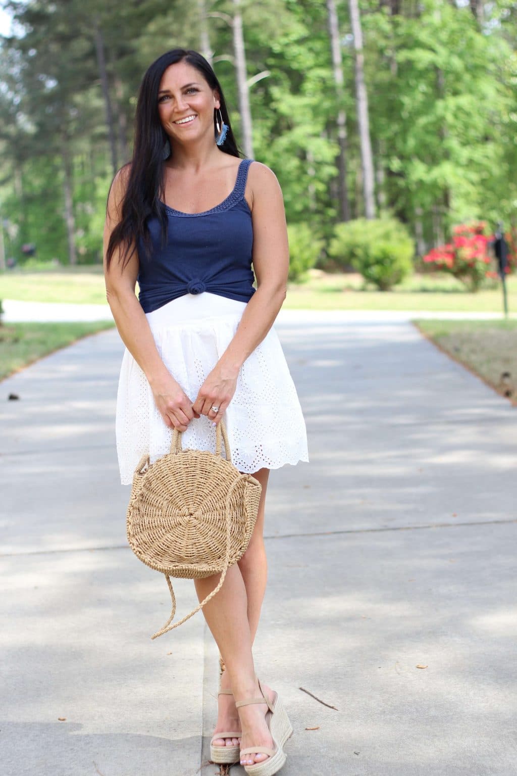 Eyelet Ruffle Sleeve T-Shirt - Something Delightful by Rachel M