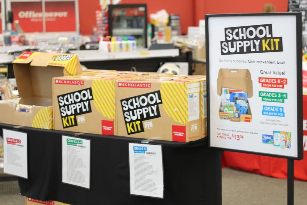 Back to School Supplies, Back to School Supply Box Grades K-5