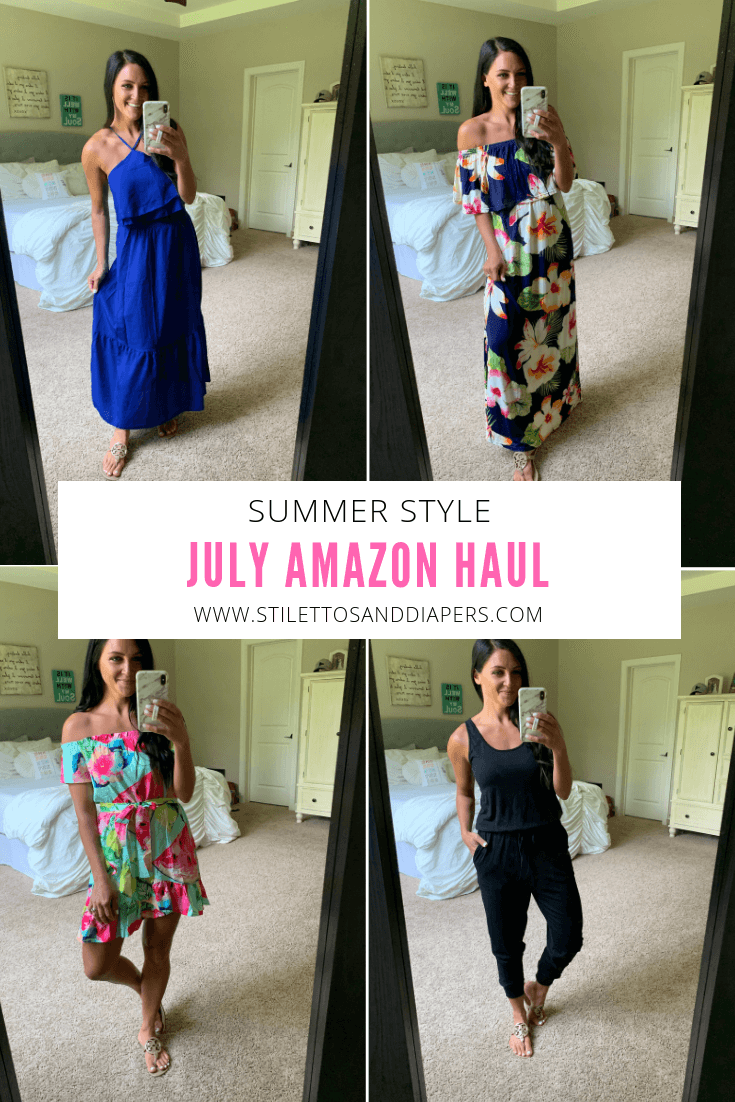 July Amazon Haul, Stilettos and Diapers, Molly Wey