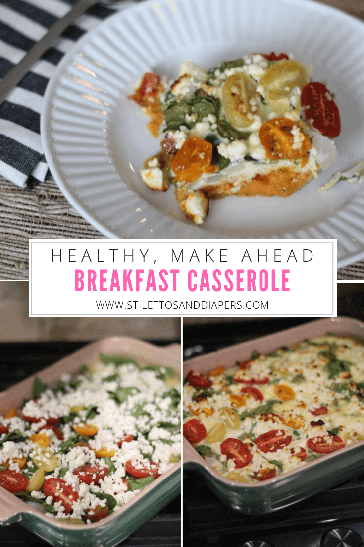 Easy, make ahead Breakfast Casserole, whole 30, paleo options