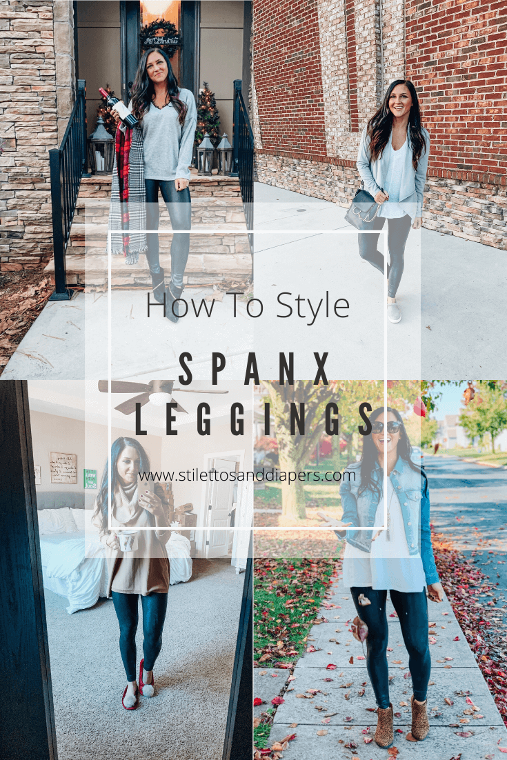 Spanx Faux Leather Moto Leggings | Zappos.com