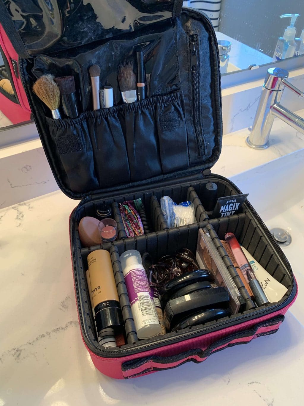 Makeup Case, Stilettos and Diapers, favorite things, Amazon finds, best makeup travel case