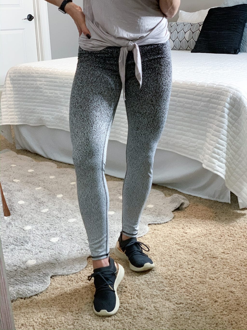 Best workout leggings, speckled workout pants, Athleisure, Stilettos and Diapers, Molly Wey