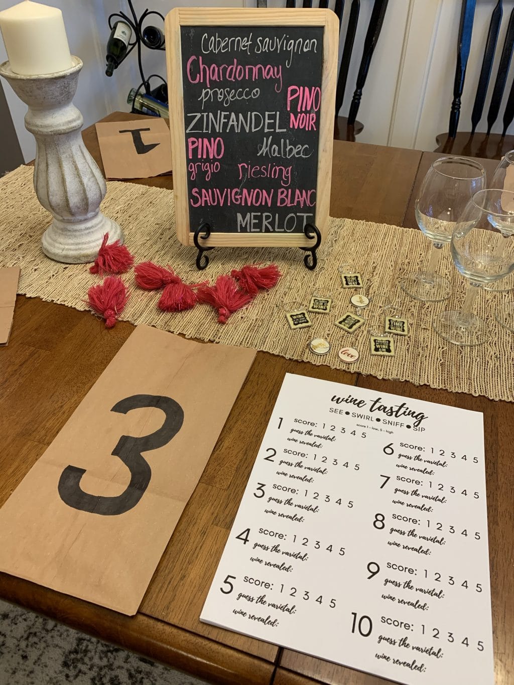 Blind Wine Tasting party, Stilettos and Diapers, Valentines Wine Night