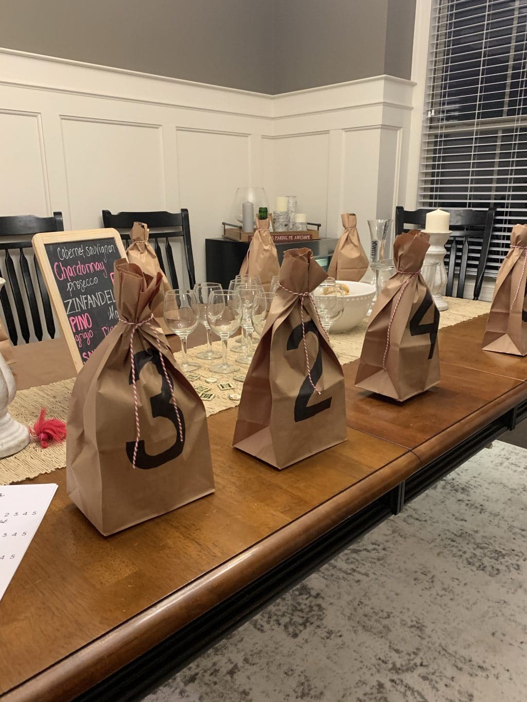 Blind wine tasting bags hot sale