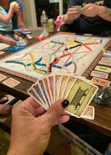 Ticket to ride, stilettos and diapers, best family games