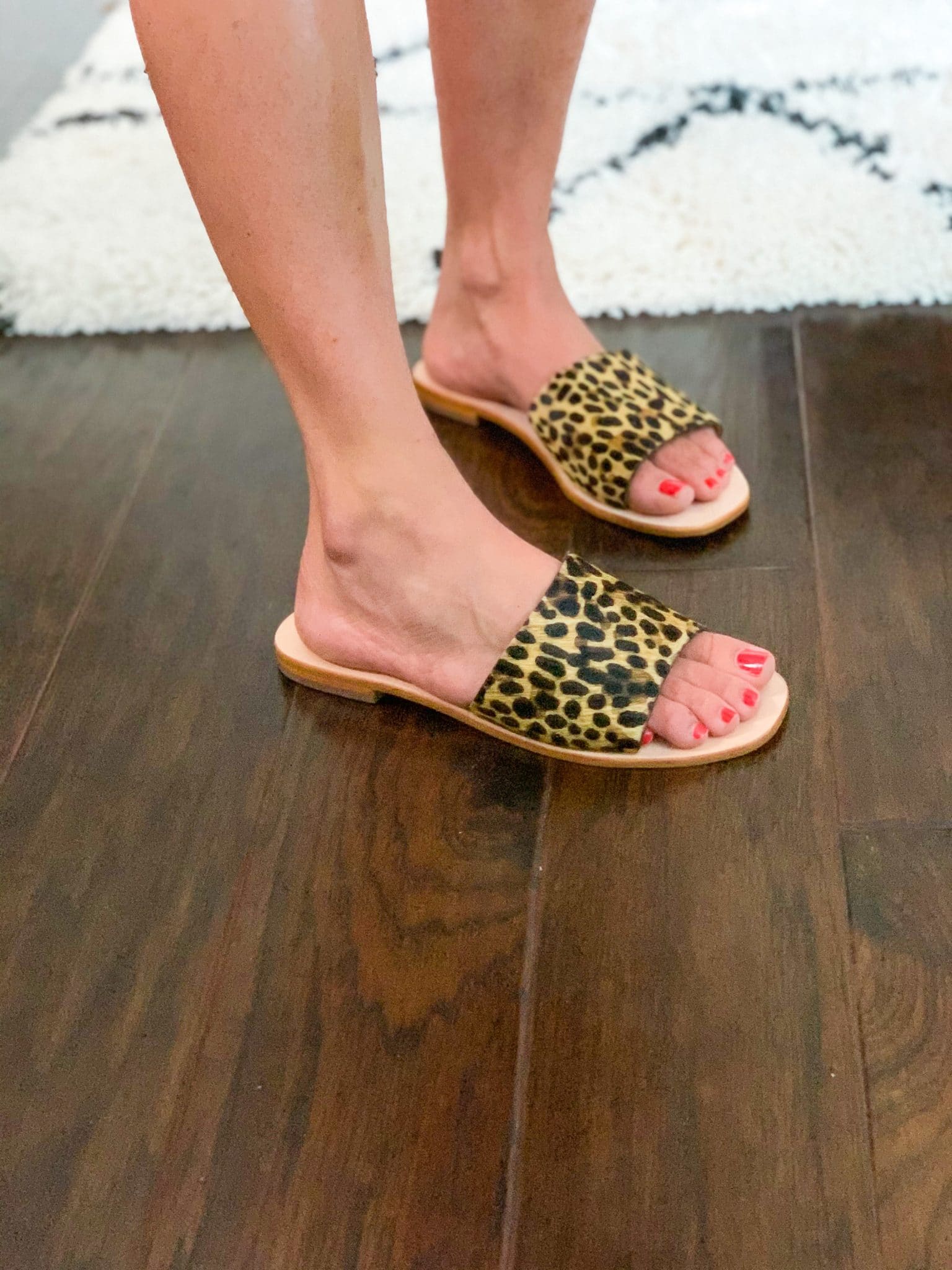 8 Summer Amazon Pieces You Need, Stilettos and Diapers, Molly Wey, Leopard Slides