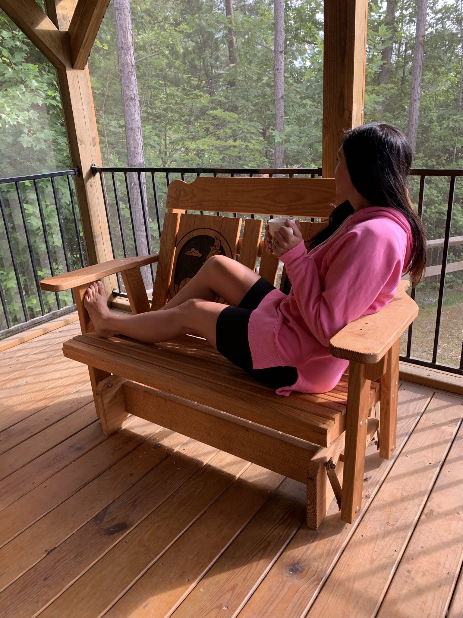 Sycamore Loft Cabin, Jellystone Golden Valley, North Carolina Camping, Glamping, Stilettos and Diapers