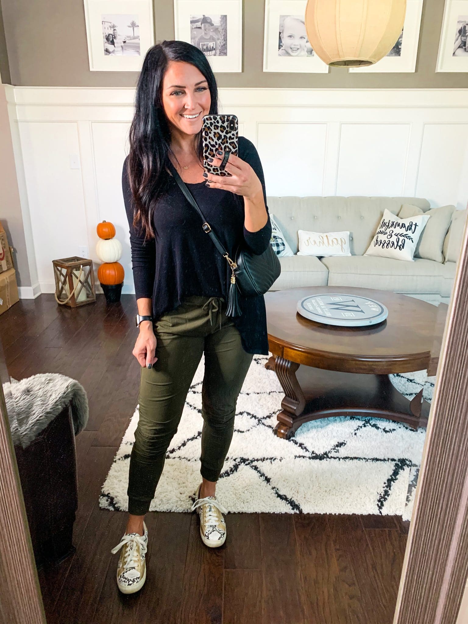 HOLIDAY PARTY OUTFIT IDEA: VELVET JOGGERS — Molly's Musings