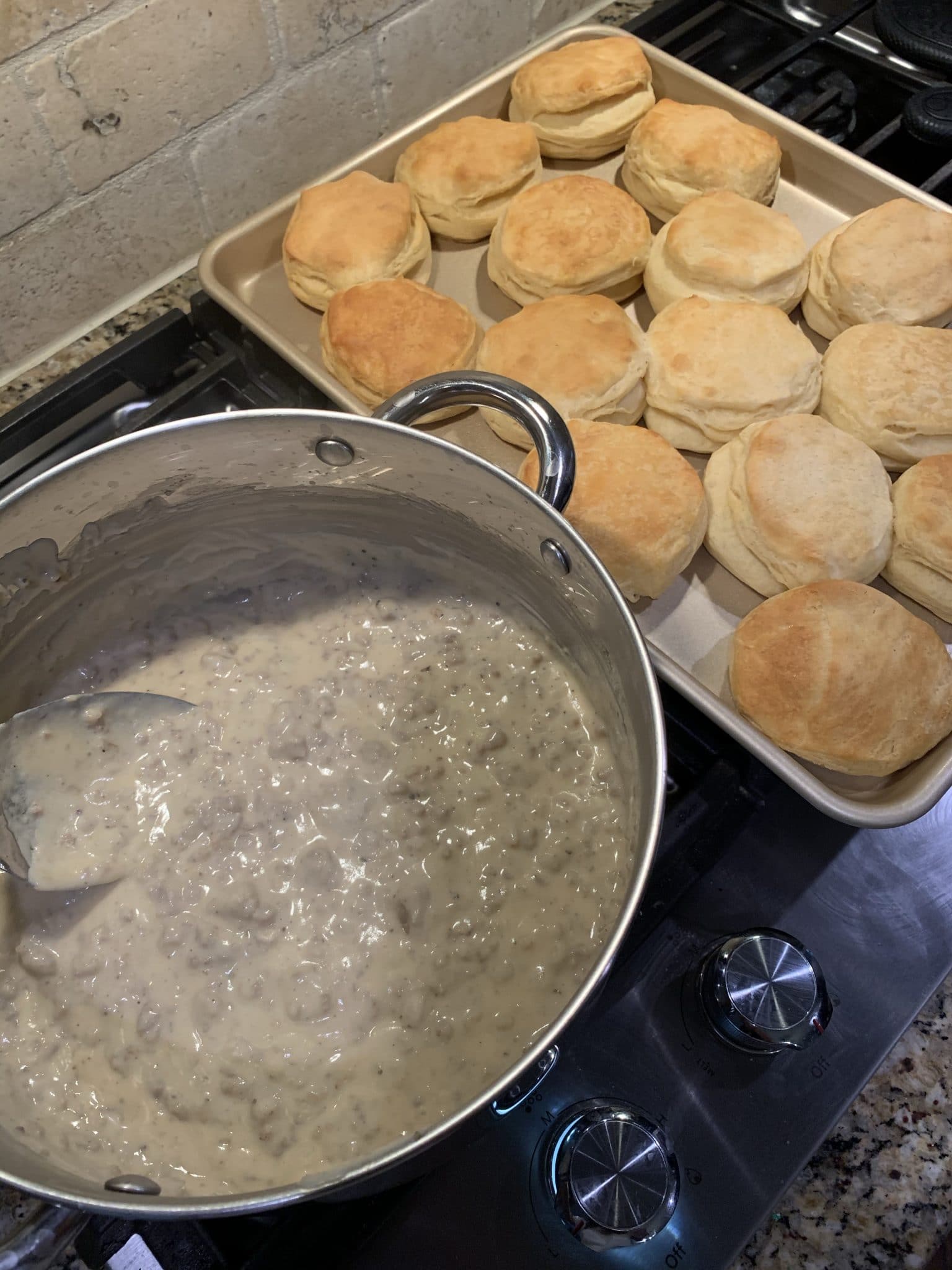 Biscuits and gravy, Stilettos and Diapers