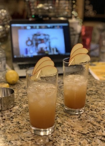 Apple Spiced Moscow Mule, Holiday Cocktail, Stilettos and Diapers