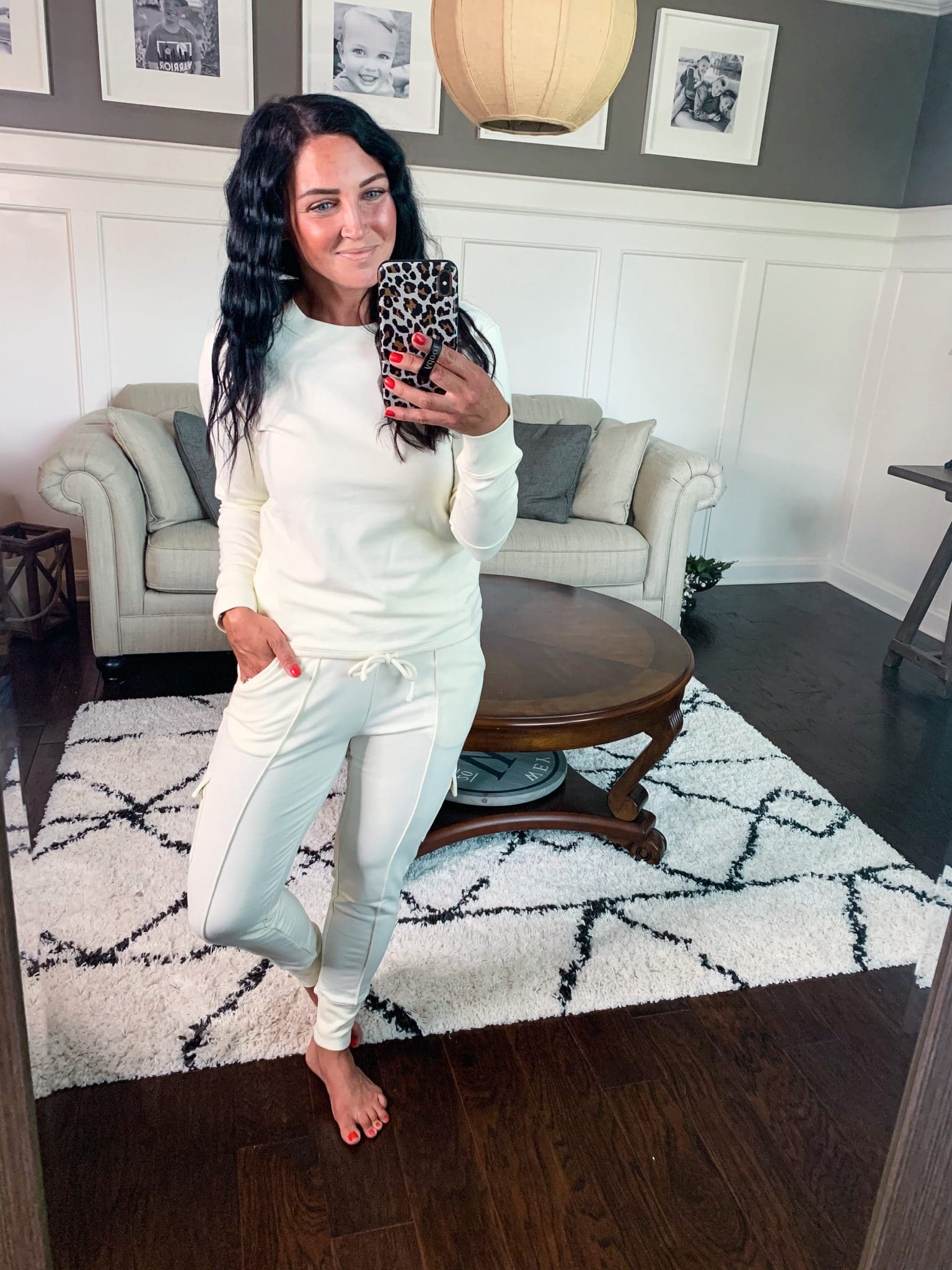 White sweatsuit, Amazon Haul, Summer Style, Stilettos and Diapers, Molly Wey