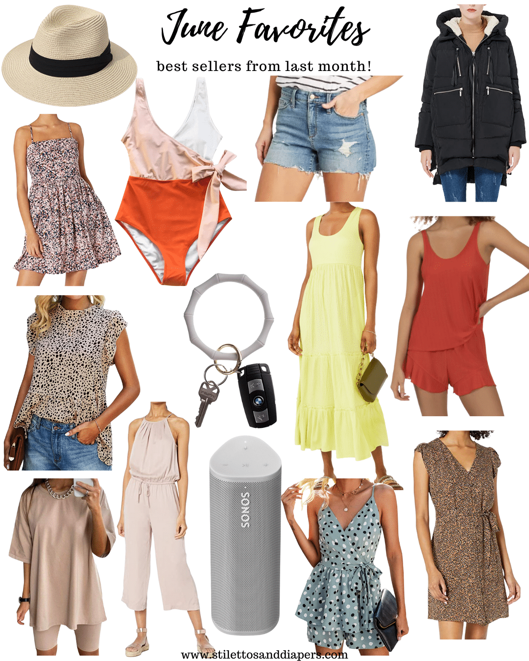 June Best Sellers, Summer favorite clothing, Amazon style, Stilettos and Diapers