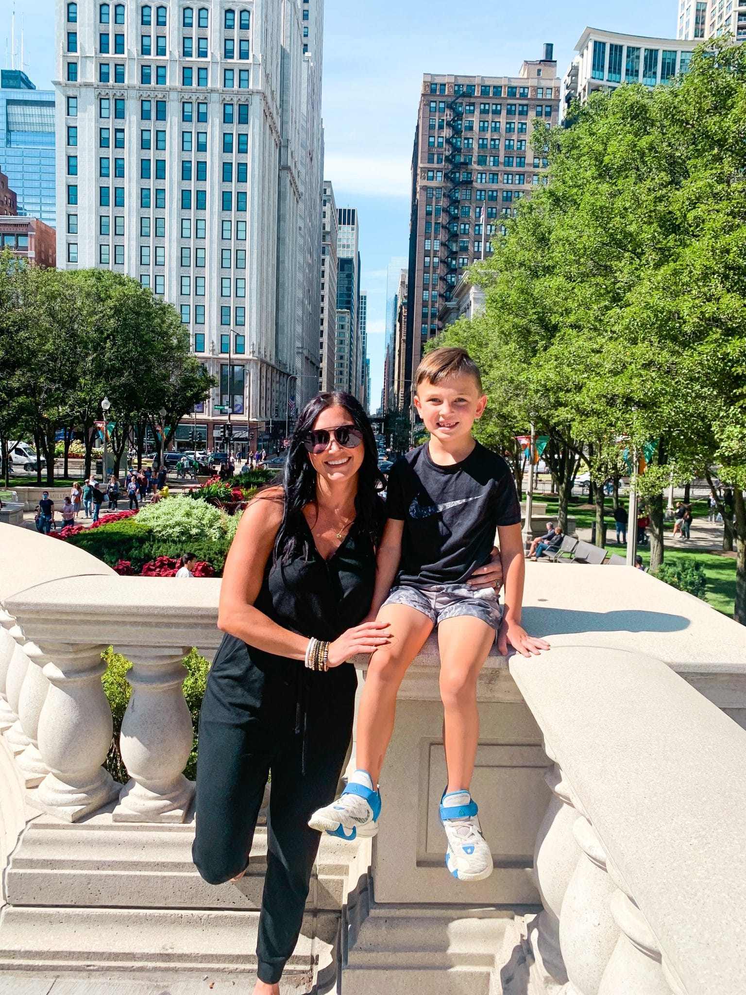Millennium Park, Chicago family travel, Stilettos and Diapers