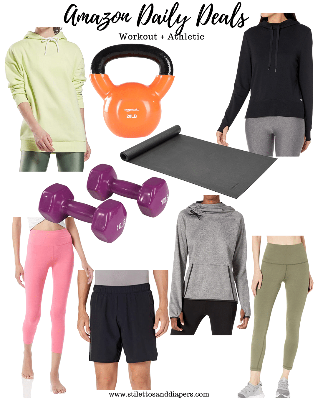 Amazon Epic Daily Deals Workout and Athletic Deals, Stilettos and Diapers