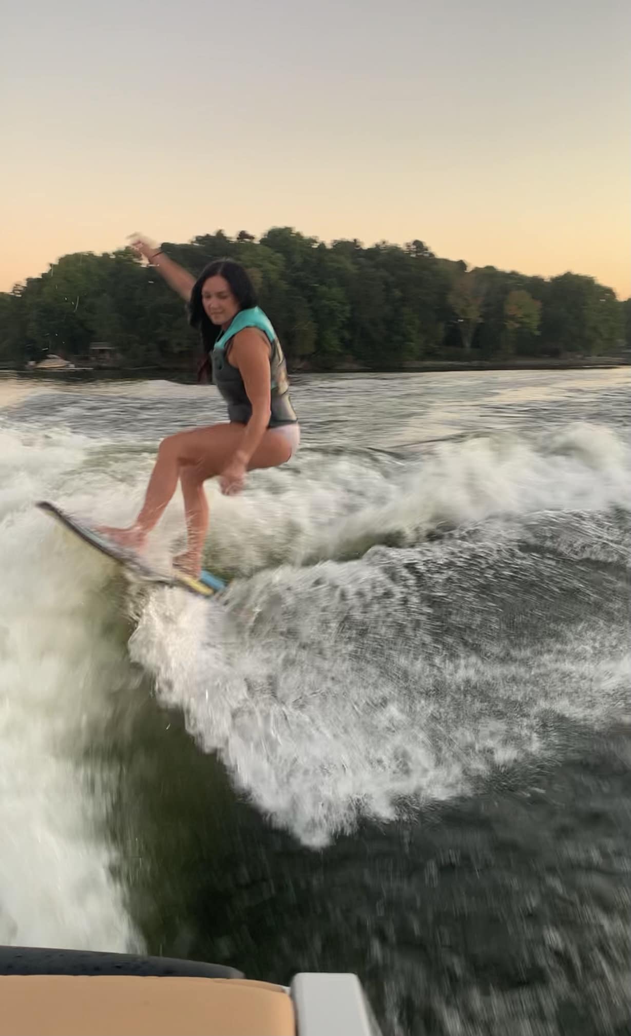 Surf Lake Norman, Wake Surfing, Molly Wey