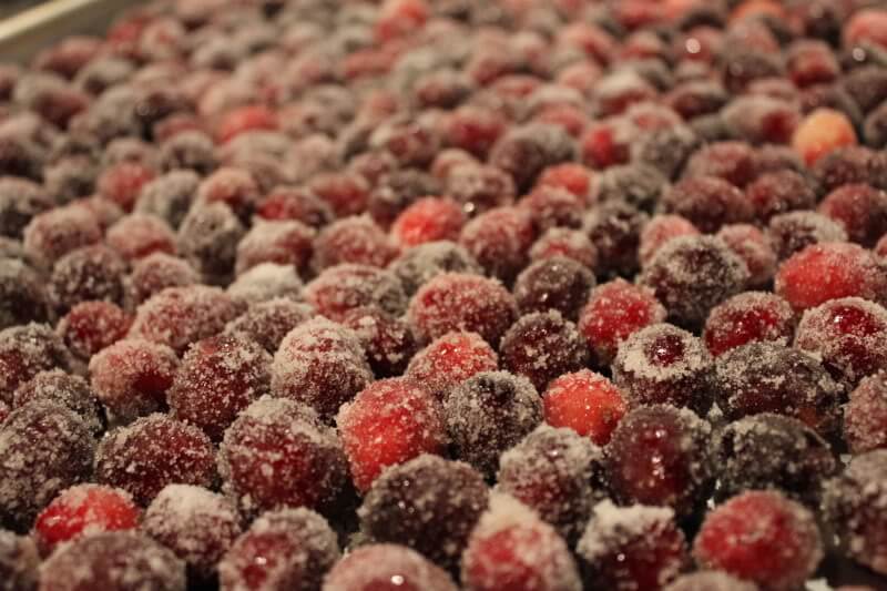 Sugared Cranberries, Festive Christmas food, Stilettos and Diapers