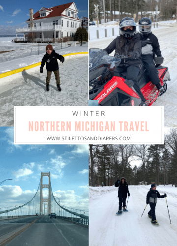 Petoskey, Upper Peninsula, Michigan Winter Travel, Stilettos and Diapers