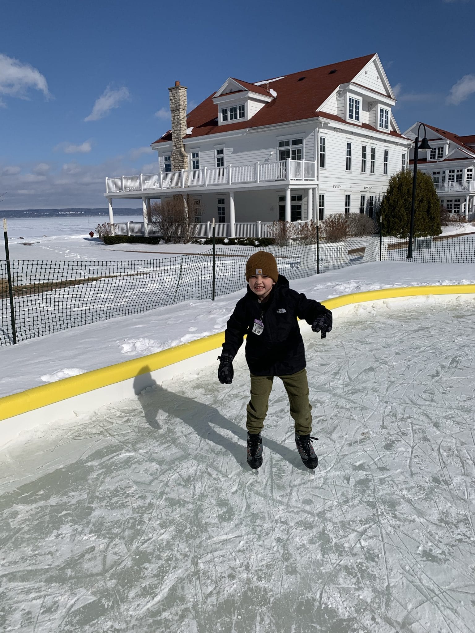 Ice Skating, Inn at Bay Harbor, Petoskey Michigan Travel Guide, Winter Travel, Stilettos and Diapers