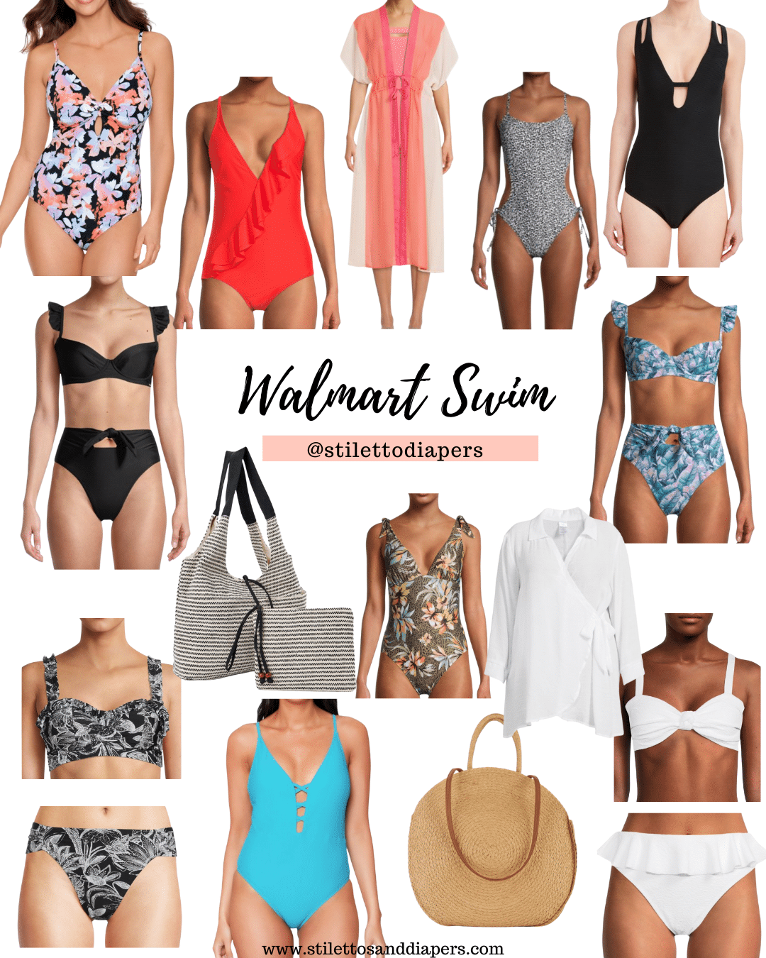 Walmart Swimsuits, Summer 2022, Stilettos and Diapers