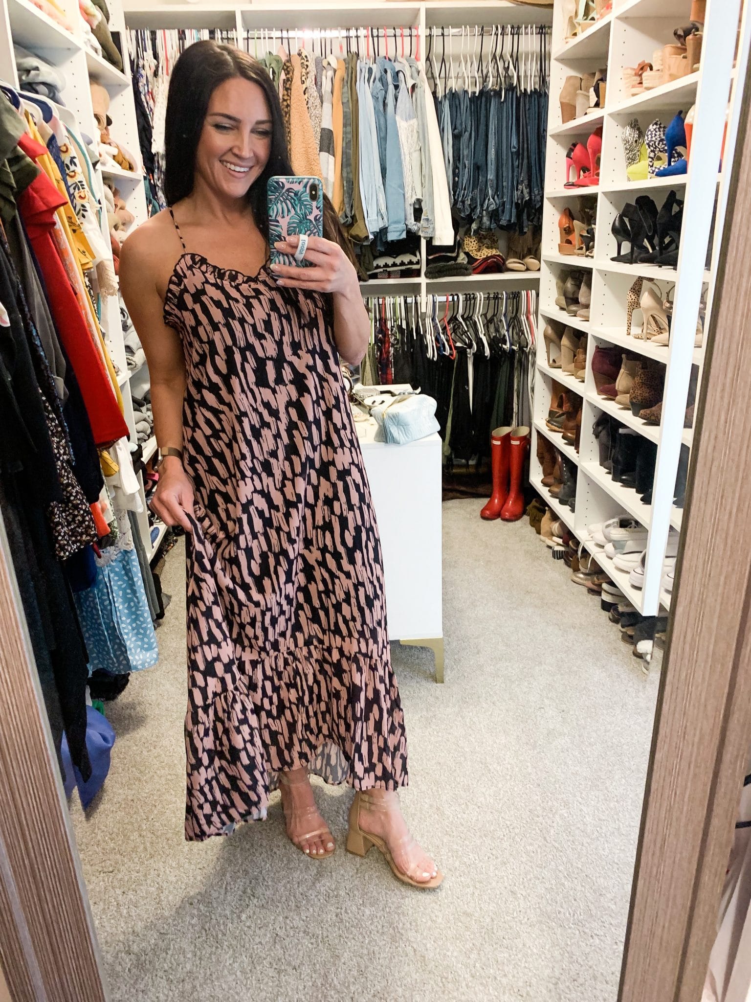 oversized maxi dress, amazon finds, spring fashion, stilettos and diapers, found it on amazon