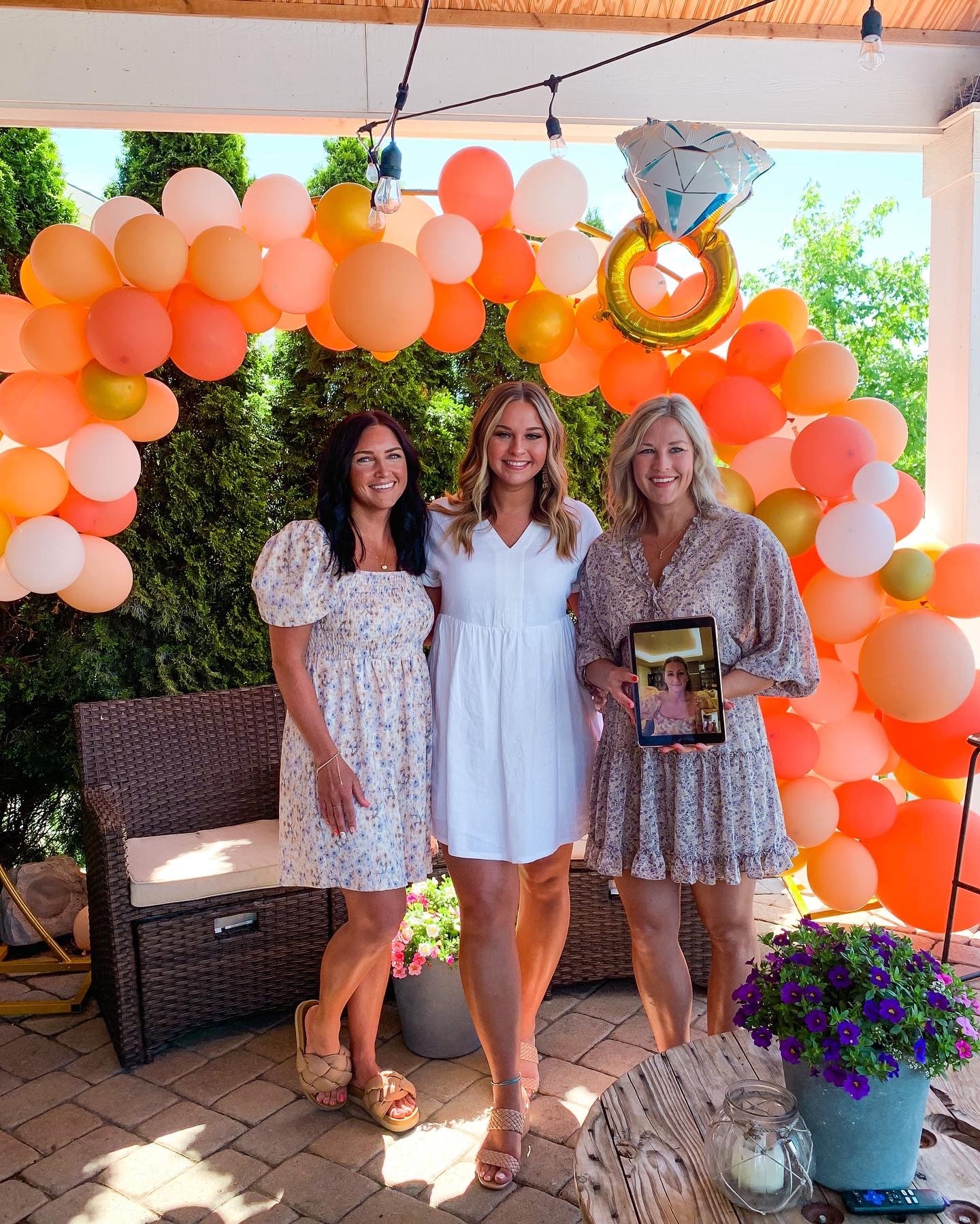 Boho Bridal Shower Brunch, Balloon Arch, Stilettos and Diapers