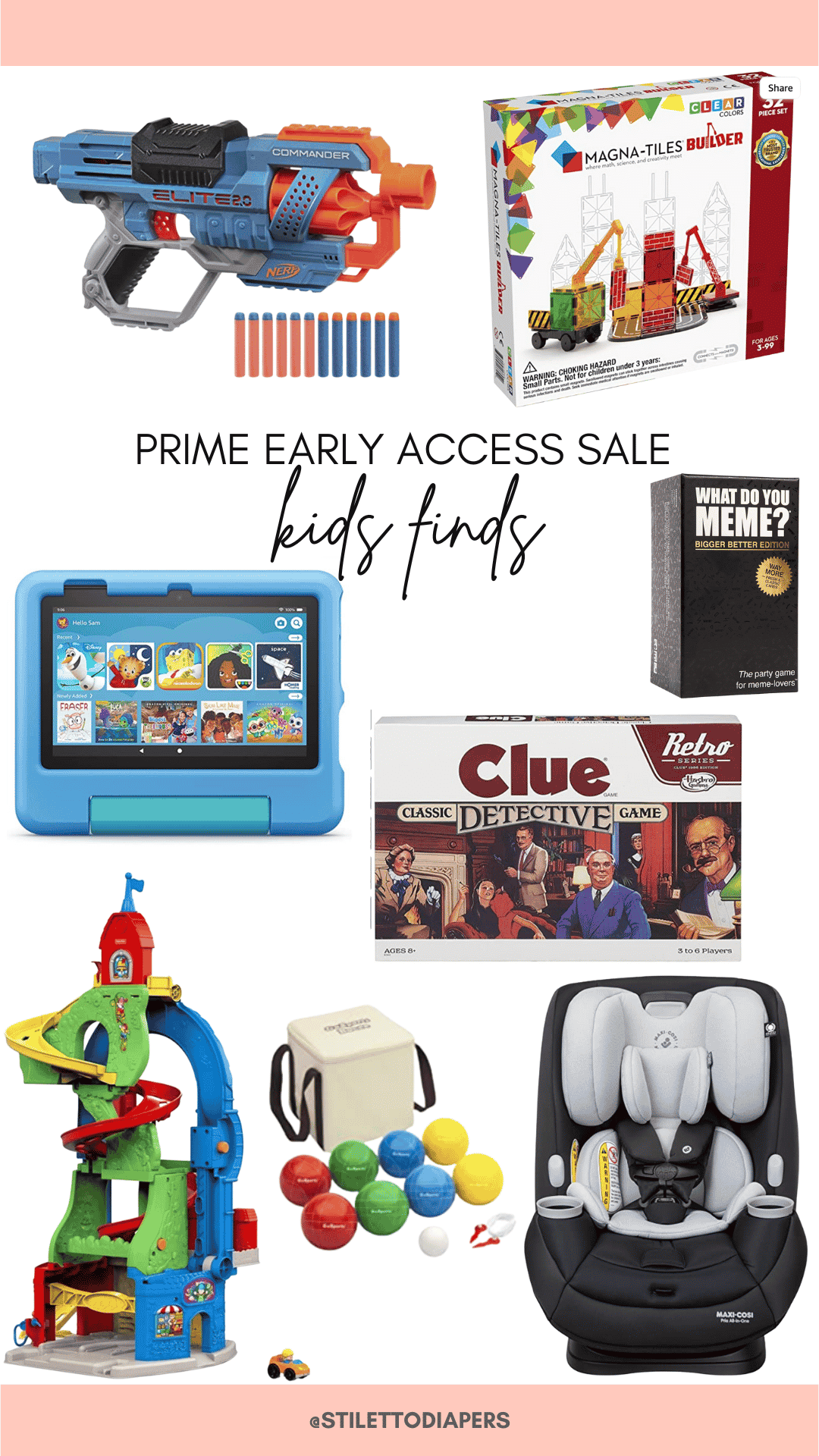 Amazon Prim Early Access Kids Finds, Stilettos and Diapers