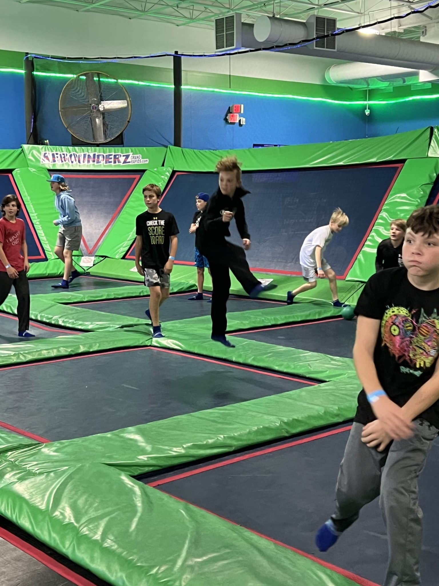 11th birthday, Callan Wey, Trampoline Park, Stilettos and Diapers