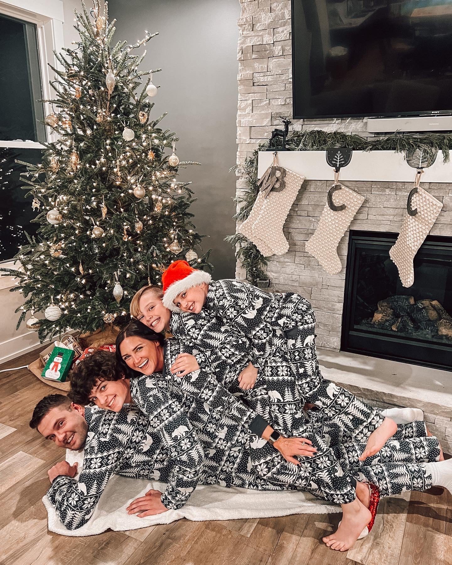 Matching Christmas PJs for the Family — Our West Nest