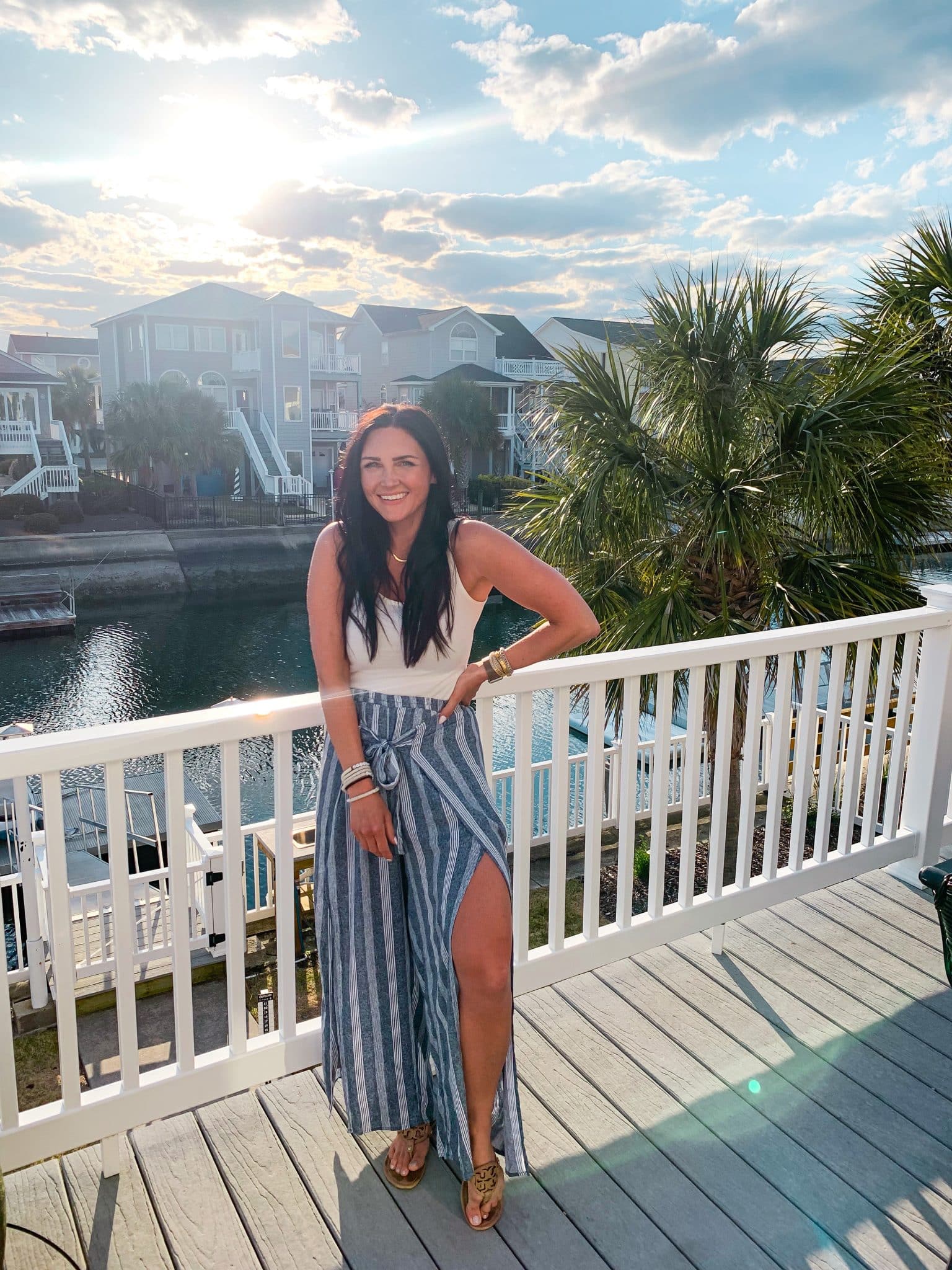 Pants with slit, Walmart fashion, Ocean Isle Beach, NC, Molly Wey