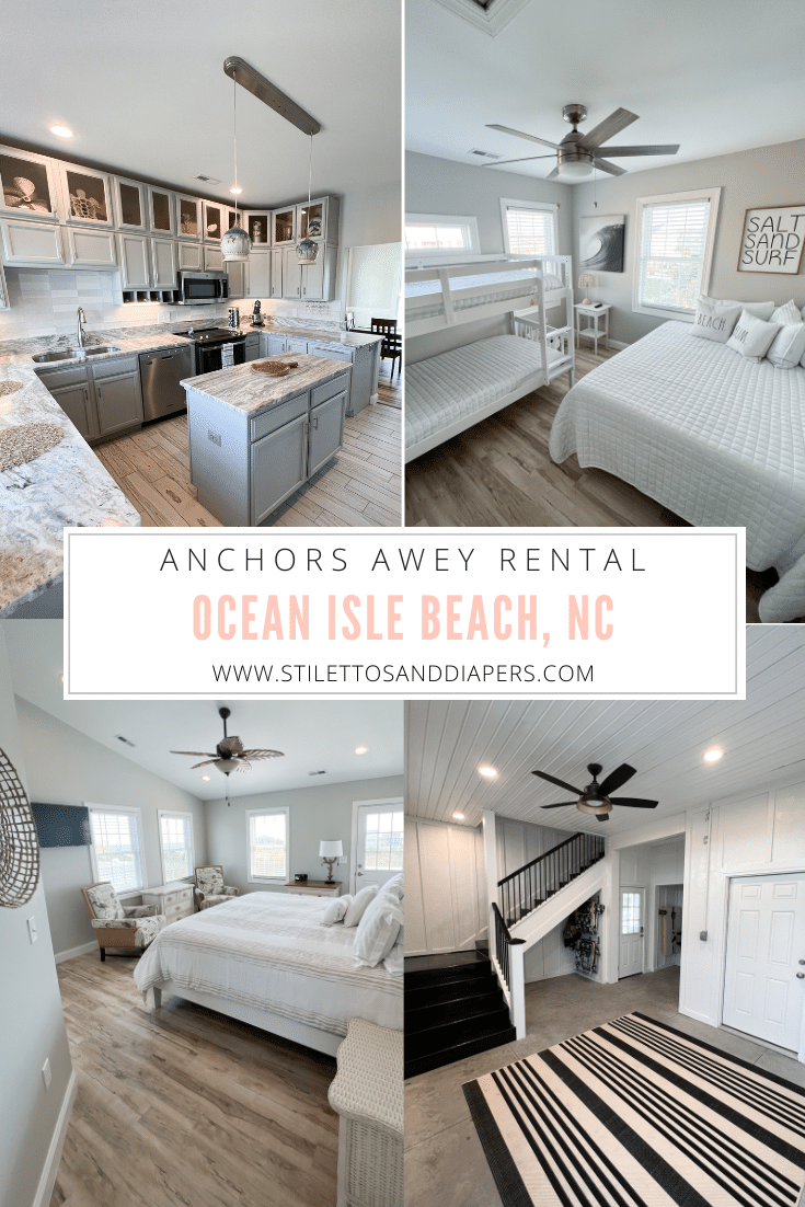 Anchors Awey Ocean Isle Beach House, Ocean isle beach, NC vacation rental, Stilettos and Diapers