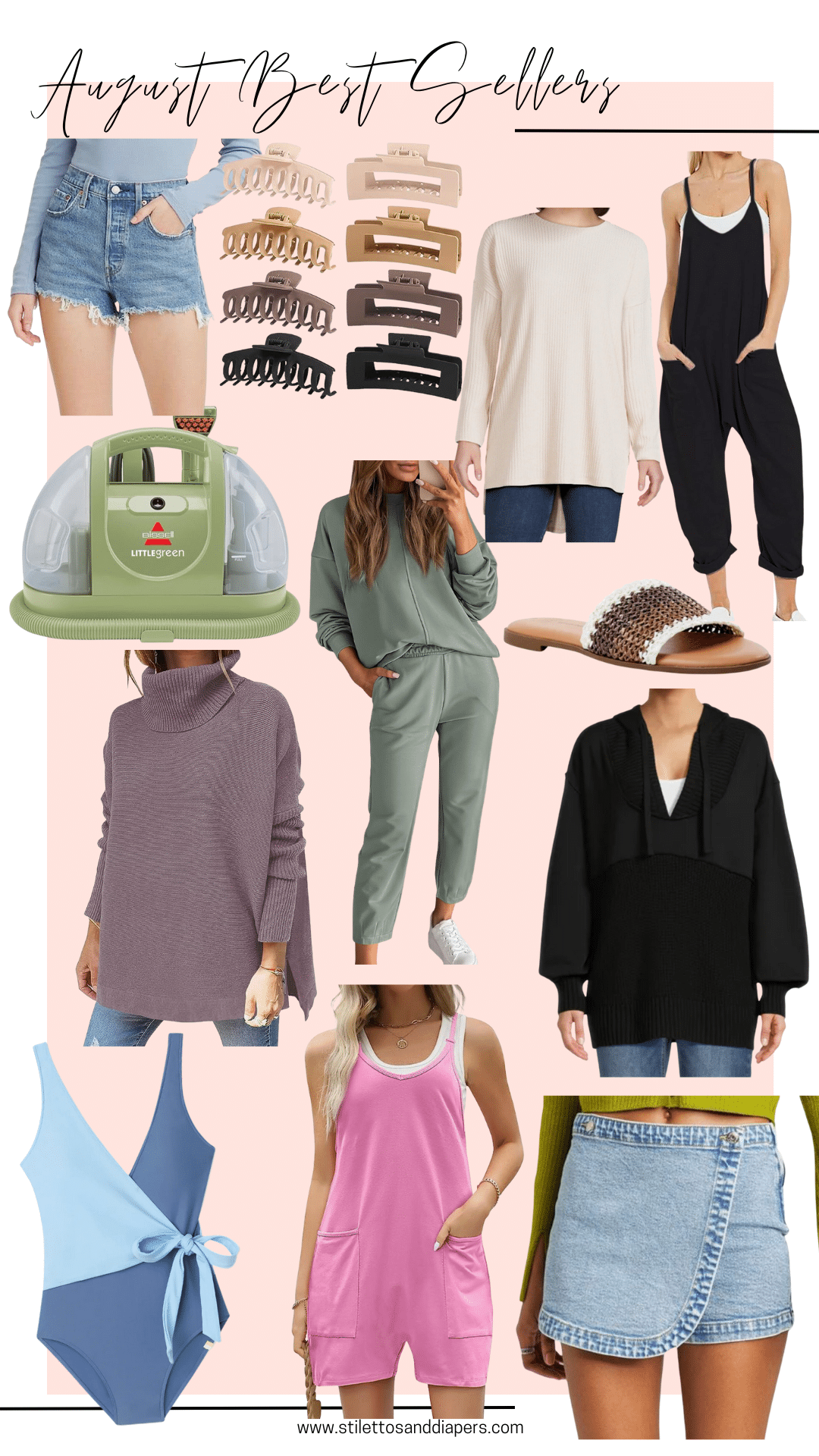 August Favorites + Best Sellers - Stilettos & Diapers