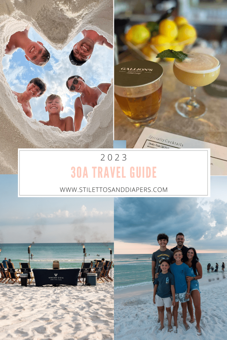 30A Travel Guide 2023, Daily trip to 30A, What to eat 30A, Stilettos and Diapers