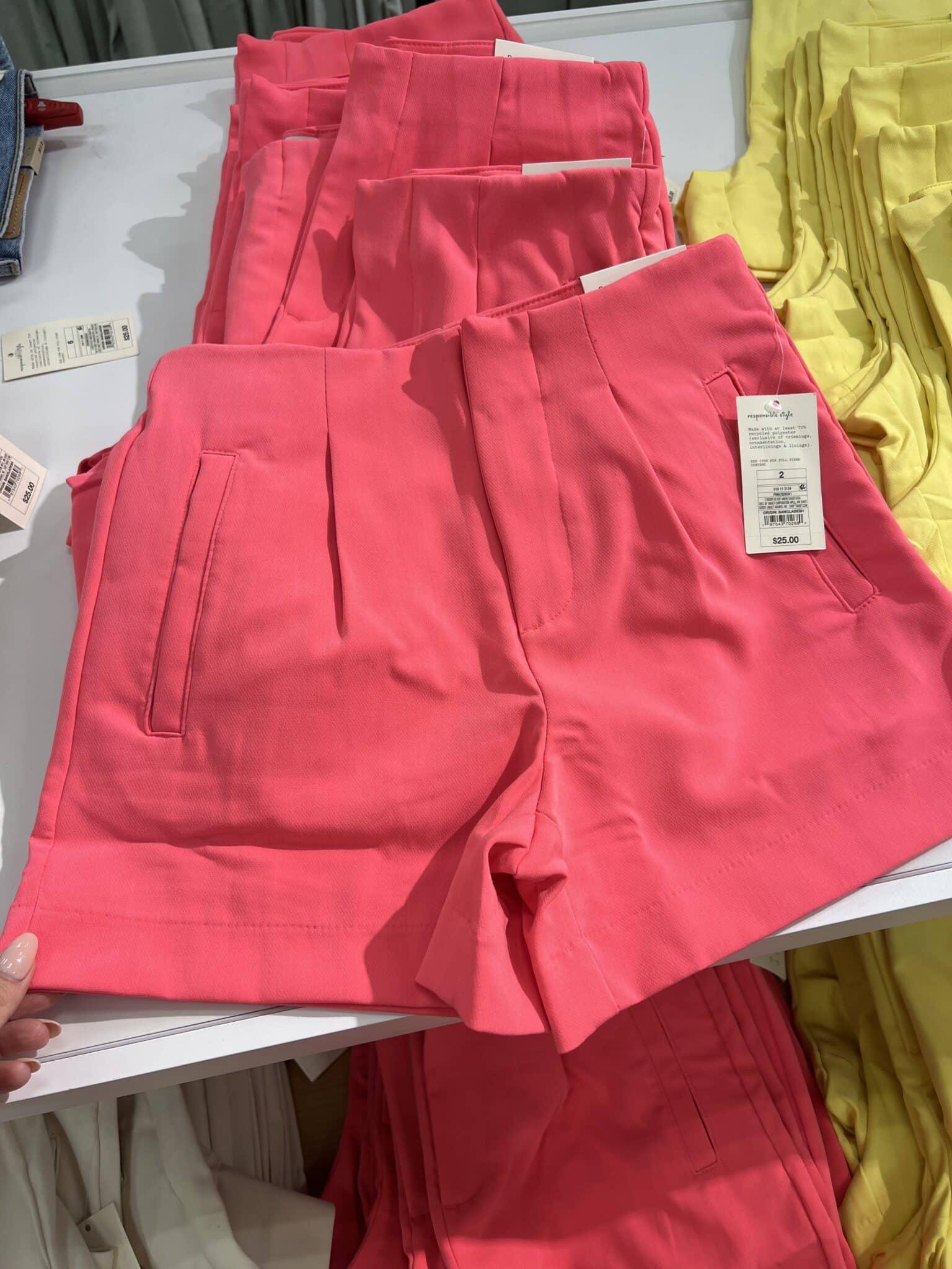 pleated trouser shorts, affordable fashion, target fashion, stilettos and diapers, molly wey