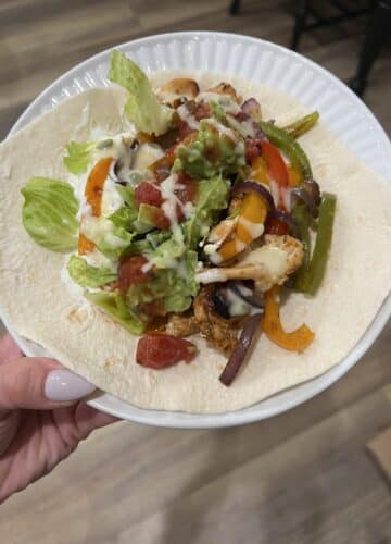 Sheetpan Fajitas, High Protein Dinner options, Stilettos and Diapers