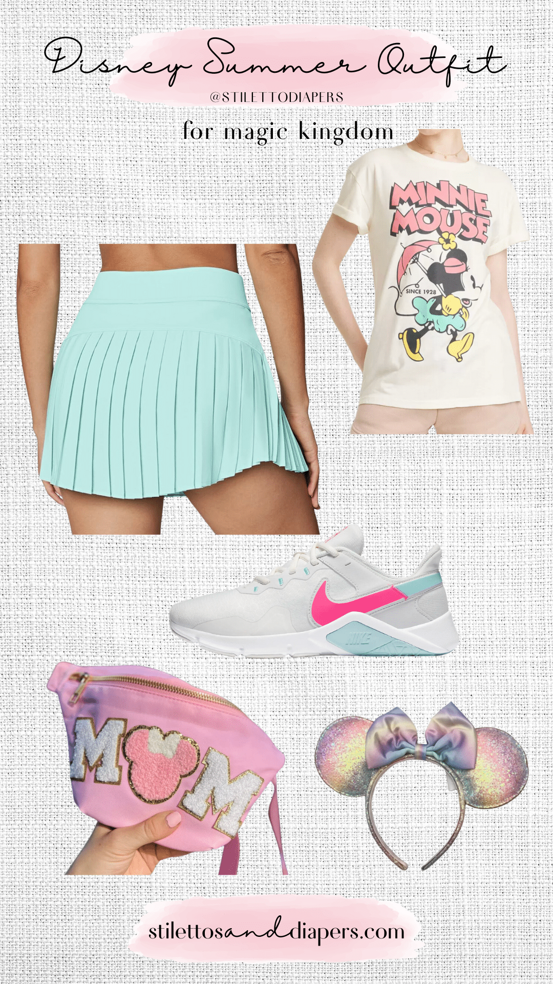 Disney World outfit idea, Stilettos and Diapers