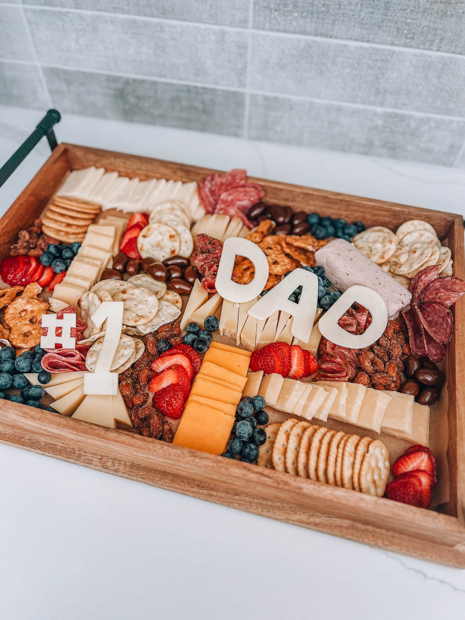 Father's Day 2024, Stilettos and Diapers, charcuterie board