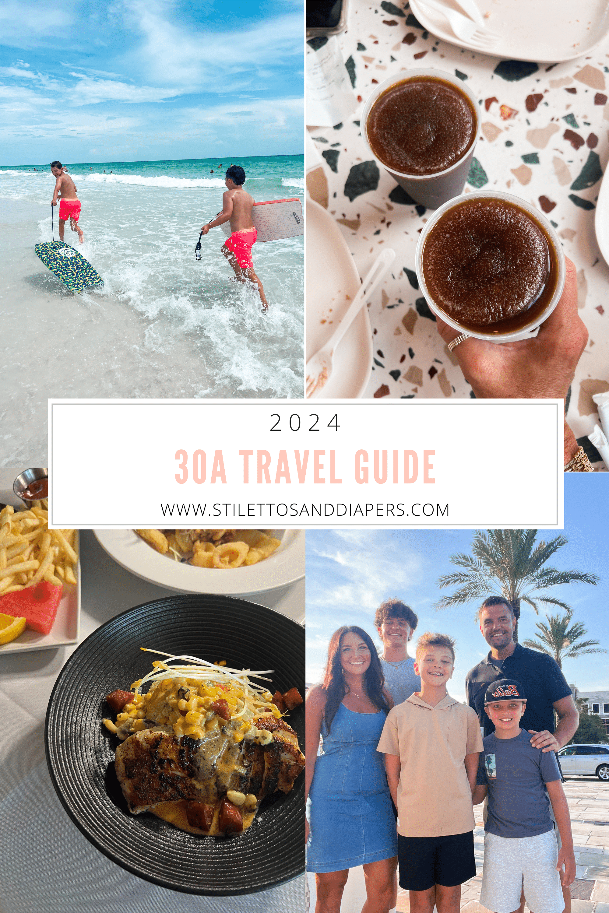 30A family vacation, 30A travel guide, Best 30A restaurants, Stilettos and Diapers