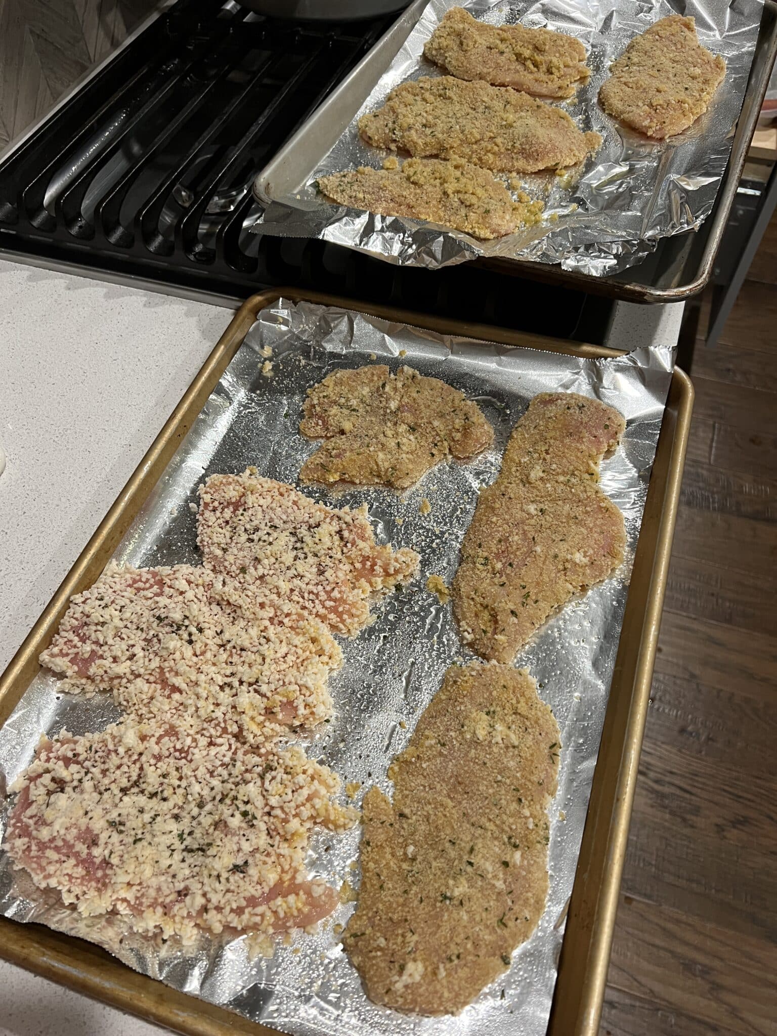 Baked Chicken Parmesan, Easy weeknight dinner, 30 minute dinner, stilettos and diapers