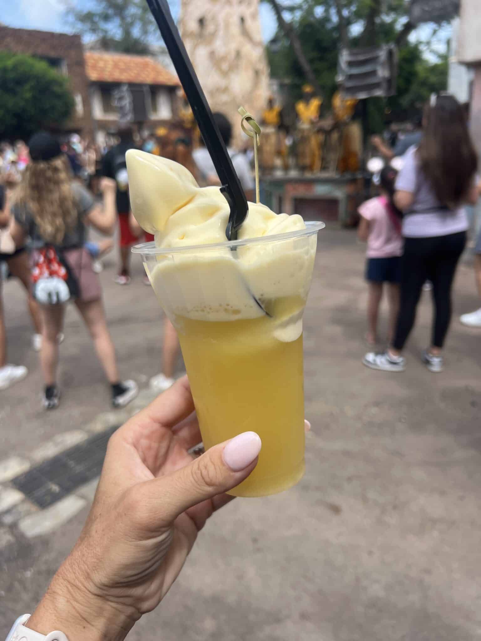 Animal Kingdom, Spiked dole whip, cocktails in Disney Disneyworld family travel guide, Stilettos and Diapers, Disney with teenagers