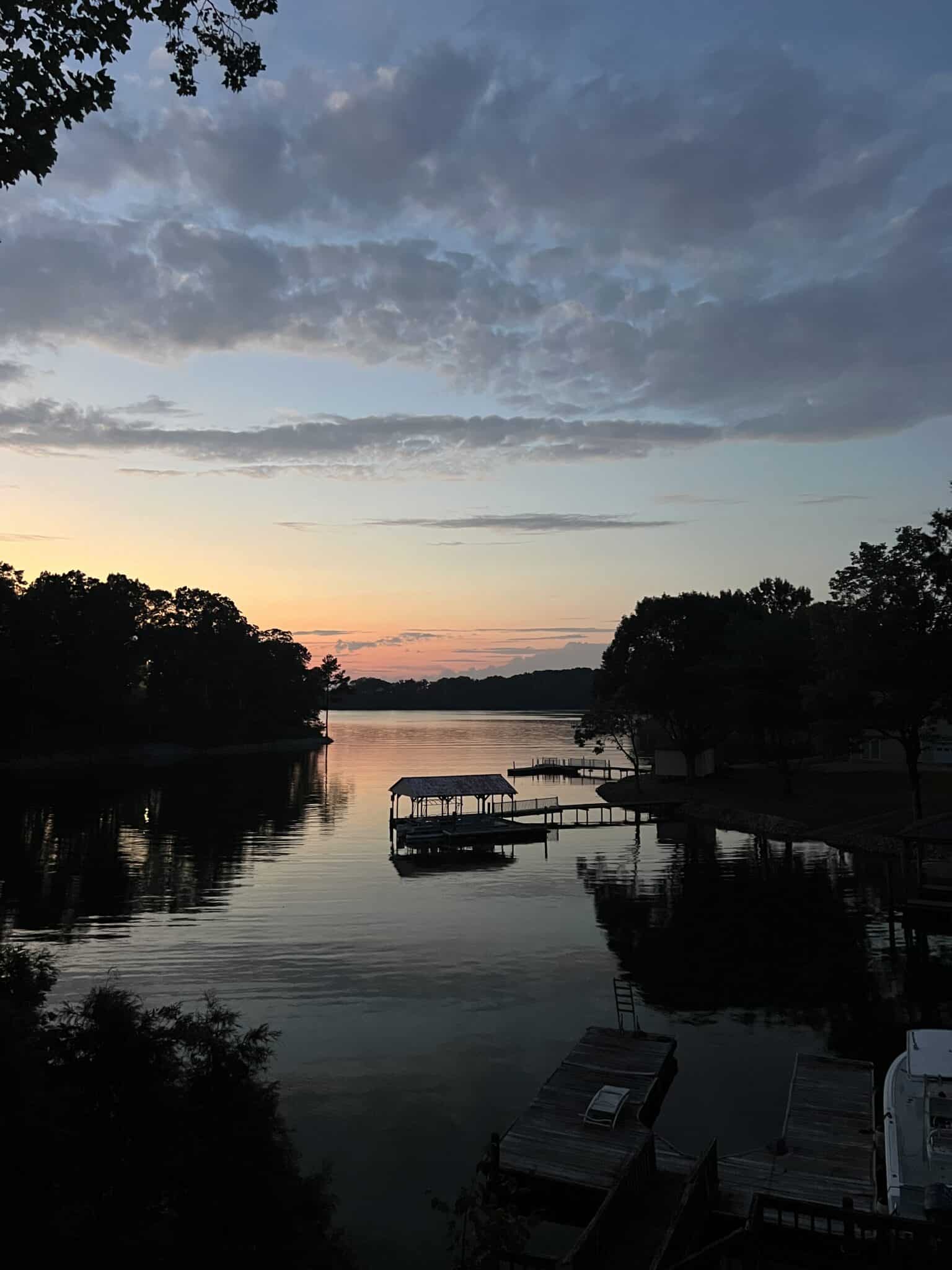 Lake Norman, Sunset views, Stilettos and Diapers