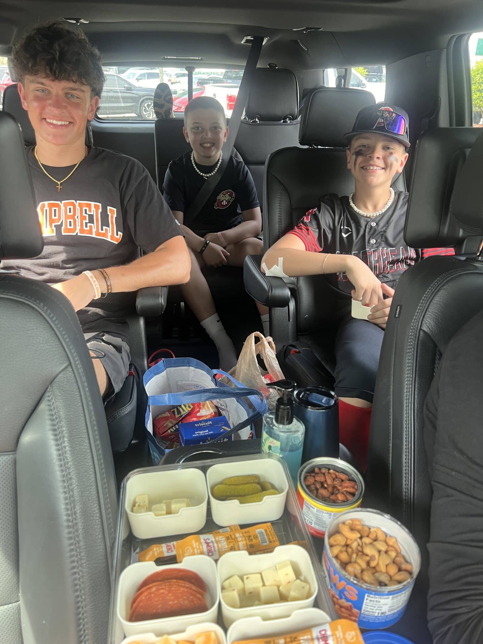 Baseball picnic, baseball tournament food, those wey boys