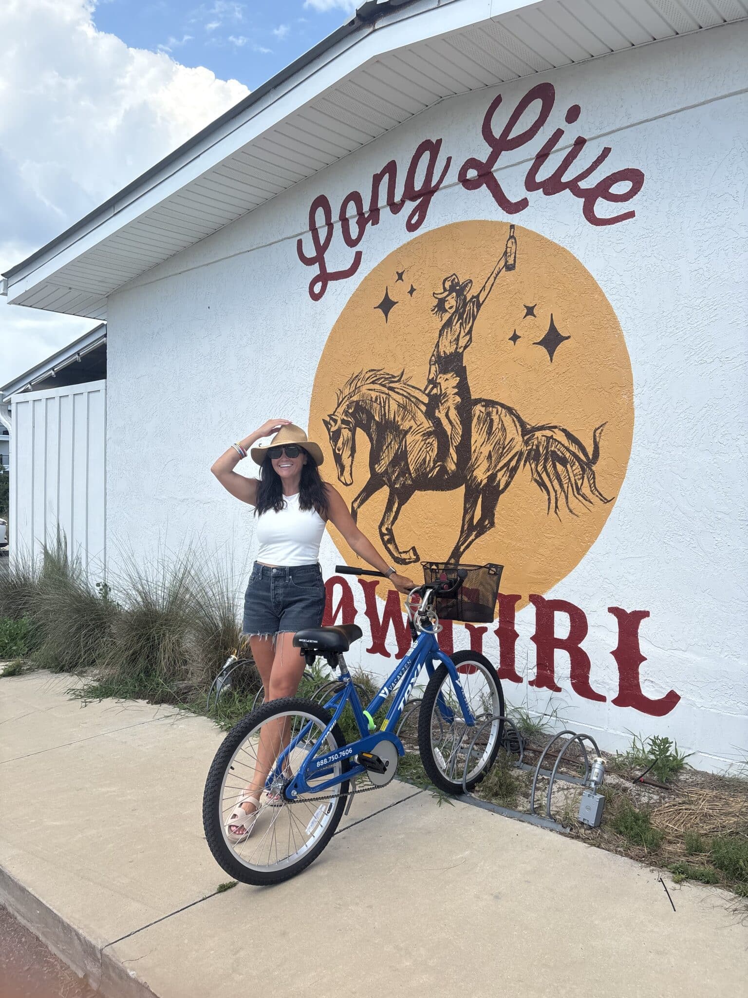Cowgirl kitchen, Vacayzen Bikes, bike riding 30a, stilettos and diapers